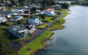 Houses in Tairua on the Coromandel Peninsula.