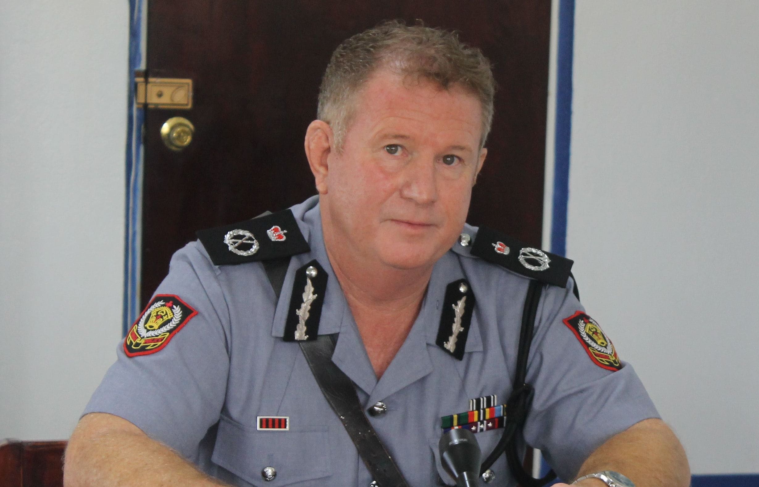 Tonga police commissioner, Stephen Caldwell
