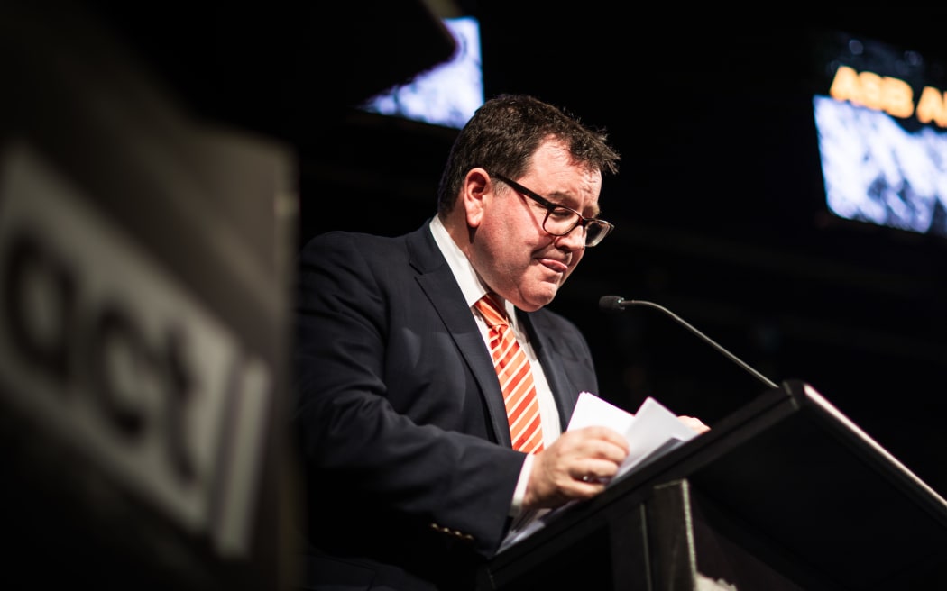 Grant Robertson at the ASB Great Debate in Queenstown