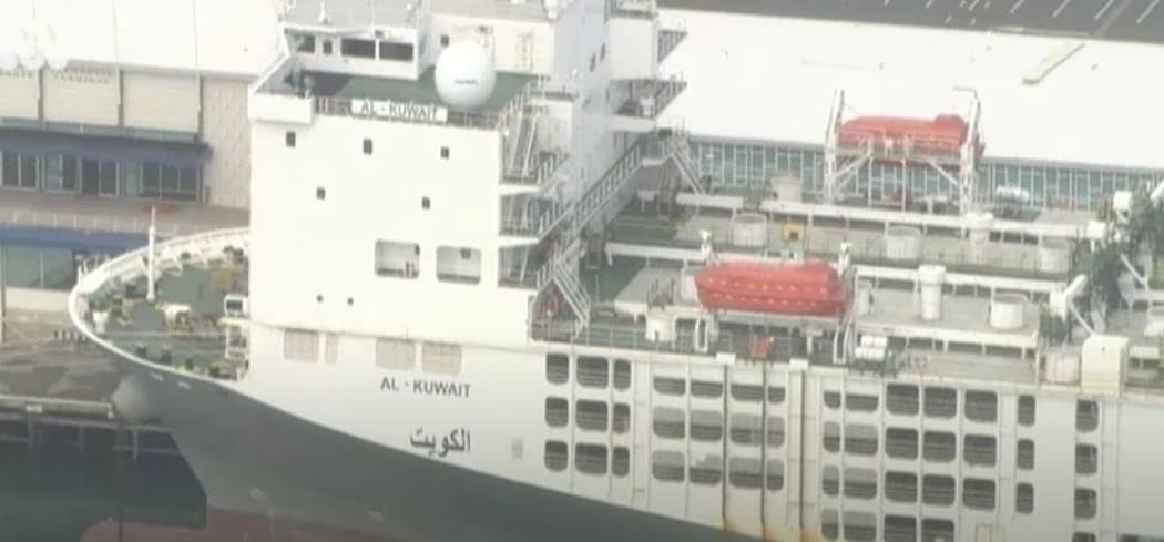 Al Kuwait livestock ship held in Australia after six crew members tested positive for Covid-19.