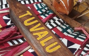 Tuvaluans showcase their arts and crafts at the festival.