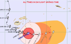Tropical Cyclone Sarai is forecast to reach Tonga's Vavau islands on Monday or Tuesday this week. 30 December 2019