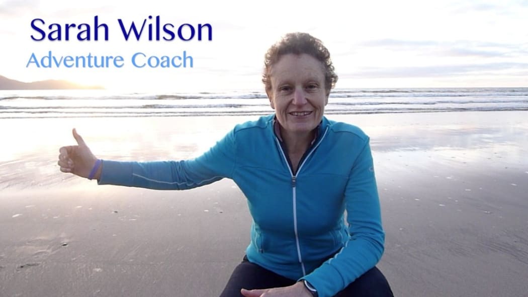 An image of climber and adventure coach Sarah Wilson.
