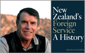 Ian McGibbon portrait, book cover