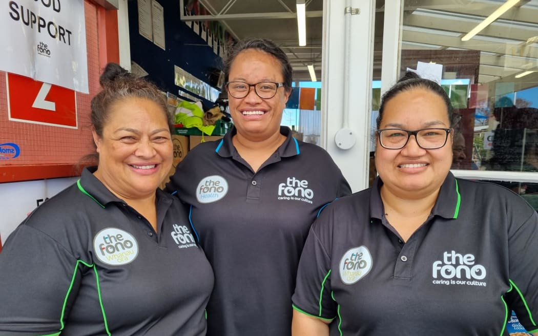 Ofeira Taulealeausumai (left), Janet Masoe-Hundal and Europa Kupu.