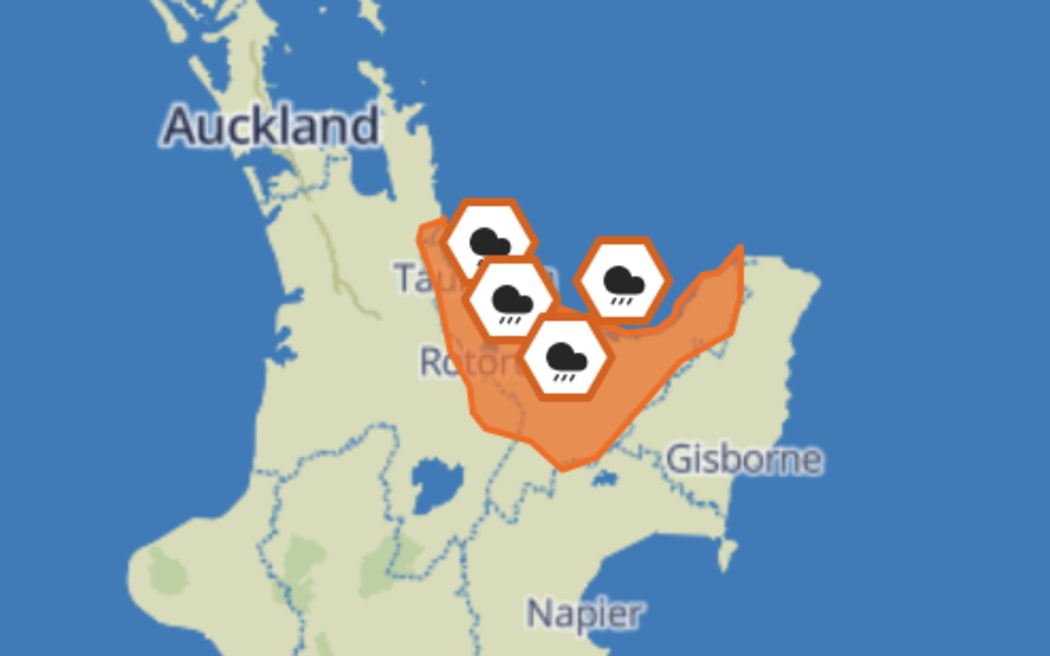 Heavy rain warning Friday.