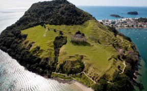 Mauao is around 232 metres high, last year counters that track walkers around its base and up the summit,  has clicked over one millon times.