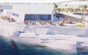 An artist’s impression of what the completed redevelopment of Kaikōura’s Wakatu Quay could look like.