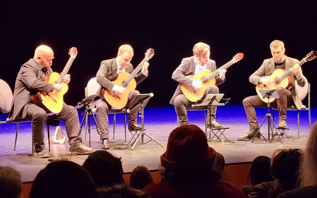 The New Zealand Guitar Quartet in concert, Upper Hutt, 2024