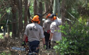 A team from Taskforce Kiwi get to work in Australia.
