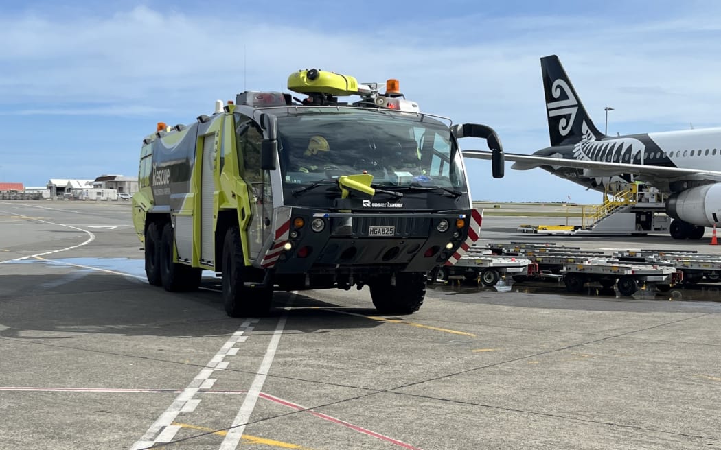 Wellington Airport was evacuated after a fire alarm sounded.