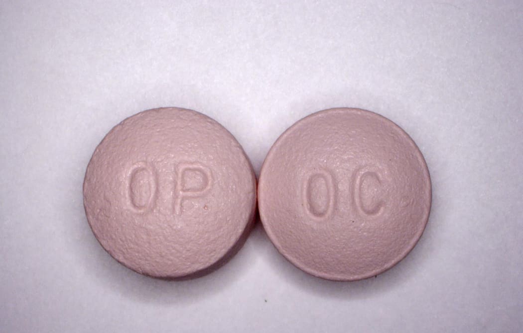 OxyContin pills.