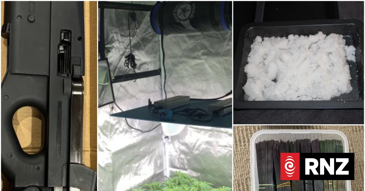 Seven arrests, 5kg of methamphetamine seized in police raids | RNZ