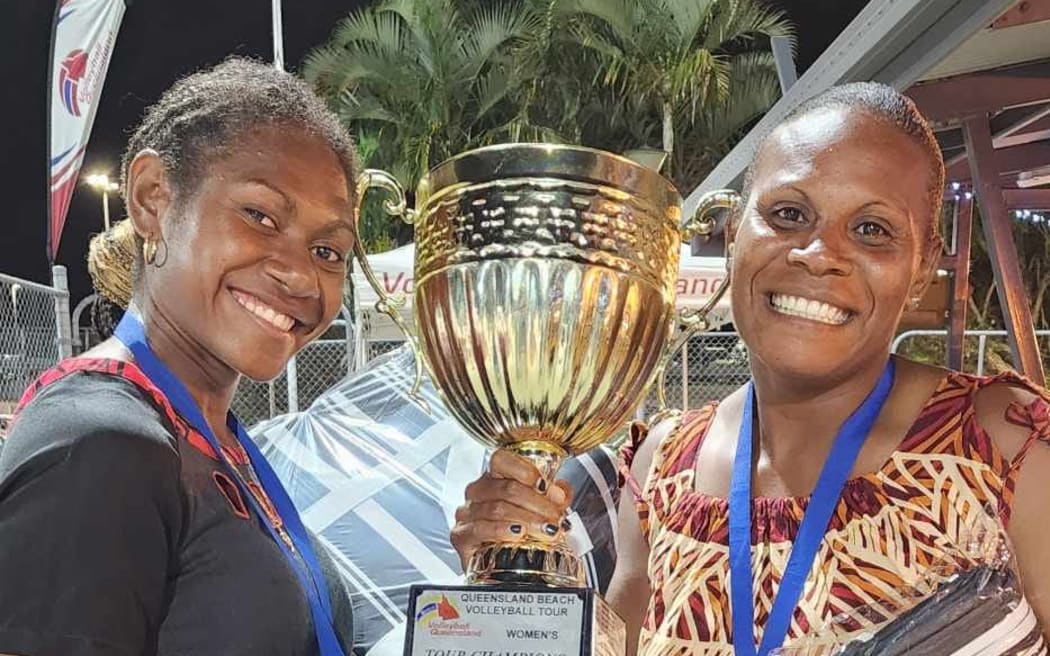 Linline Matauatu and Majabelle Lawac won the final 2-0 against a local Queensland team.