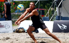Beach Volleyball player Ben O'Dea.