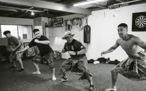 Dancers at Tama Mai Saute - a Samoan dance academy in Christchurch