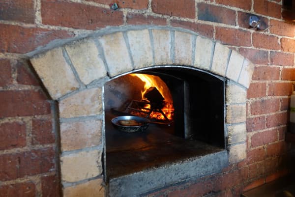 The woodfire pizza oven at The Esplanade.
