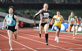 New Zealand sprinter Danielle Aitchison finishes second in the 100m T36 final at the 2024 World Para Athletics World Championships in Japan.