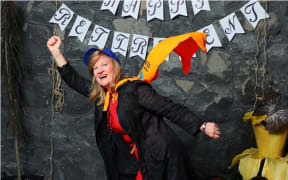 Barbara Carney at her retirement party