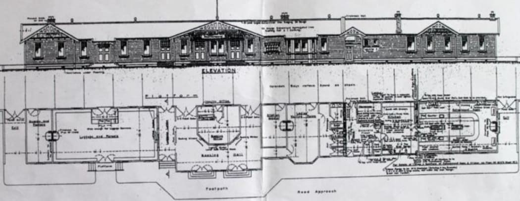 This is an image of the Old Whangarei Station,as shown in original 1925 drawings