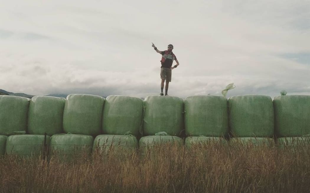 A stop in Southland. Mr Dann just completed Tour Aotearoa, a bike tour that travels the full length of New Zealand.