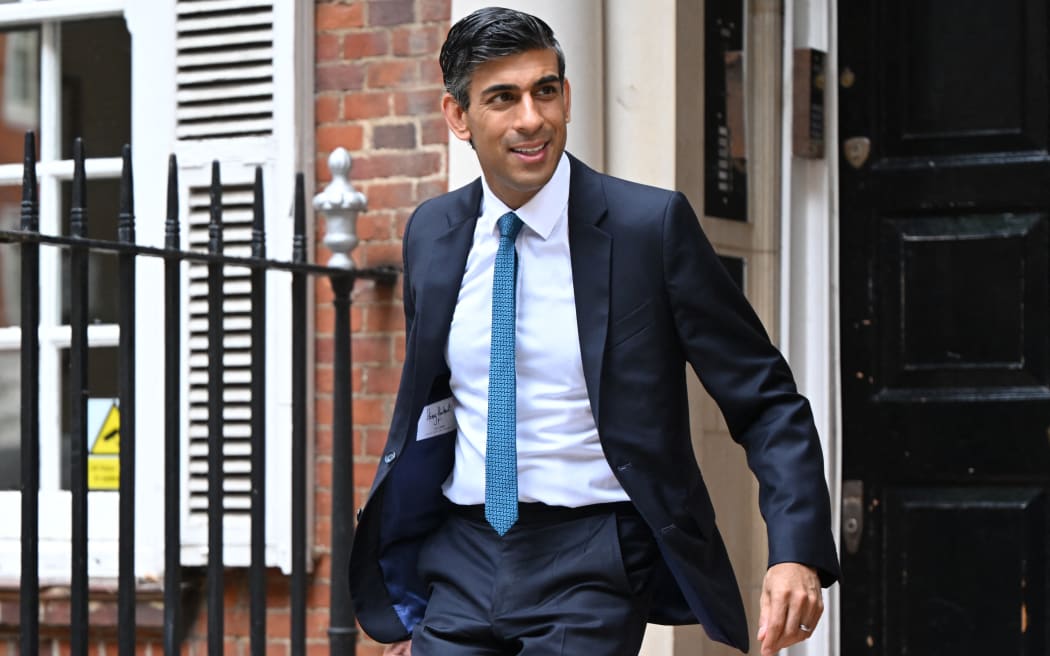 Rishi Sunak, Britain's former chancellor of the exchequer, during the campaign in July 2022 to become the Conservative leader and prime minister.