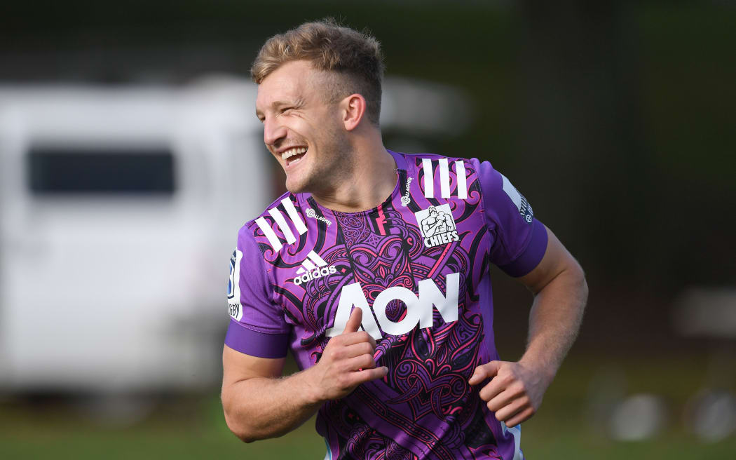 Damian McKenzie at Chiefs training.