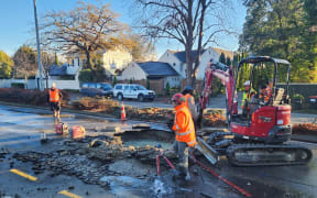 Fendalton Rd sinkhole