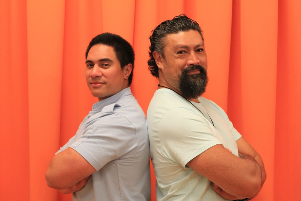 Actors Tom Tedrow-Nateoalofa and Sam Iosefo.