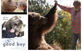 Russell Chadwick and a 1500 pound grizzly bear