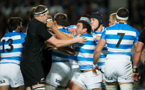 Brodie Retallick and Agustin Creevy, Hamilton, 2016.