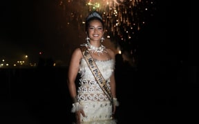 The newly crowned Miss Pacific Islands 2024, Moemoana Schwenke.