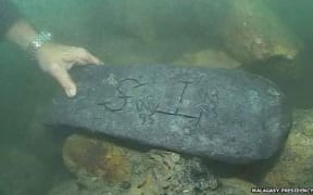 The 50kg silver bar, said to be from the wreckage of Captain Kidd's ship.