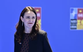 New Zealand Prime Minister Jacinda Ardern arrives for the NATO summit in Madrid, on 29 June 2022.