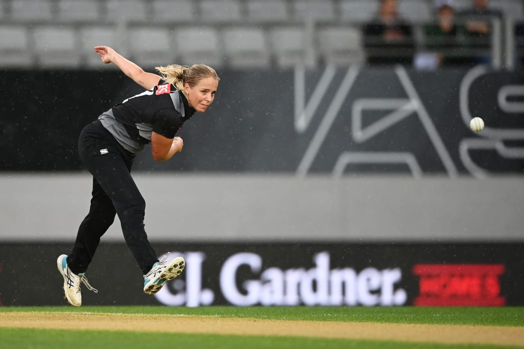 White Fern bowler Jess Kerr.
