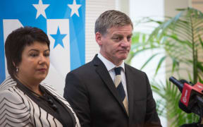Paula Bennett and Bill English. 2 February 2017.