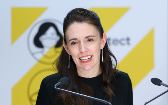 WELLINGTON, NEW ZEALAND - OCTOBER 12: Prime Minister Jacinda Ardern speaks to media during a press conference at Parliament on October 12, 2021 in Wellington, New Zealand. 4