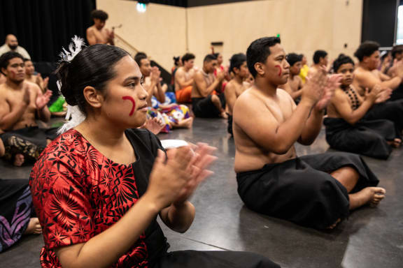 Te Aratai College and Mairehau High School Polyfest Group