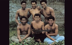 L-R: Luke Veikoso, Fatai Latu, Sione Fataua and in the front row, L-R: Tevita Siola’a, Kolo Fekitoa, Mano Totau.
Credit Rutger Bregman