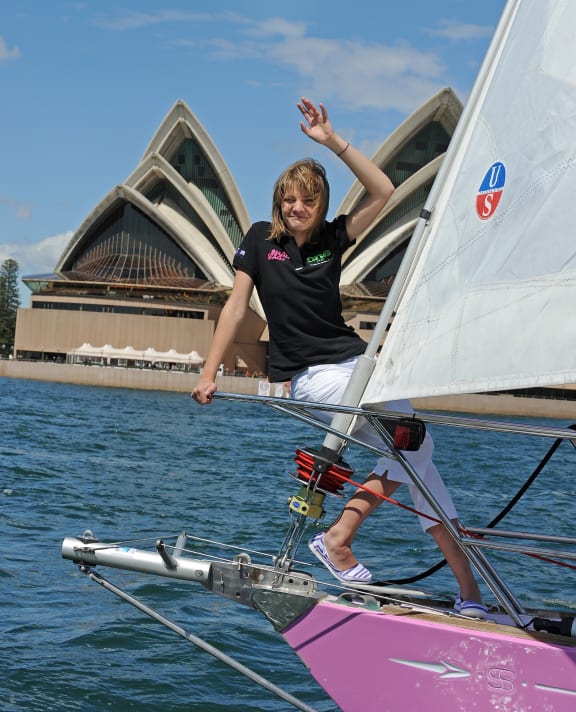 Jessica Watson in Sydney, 2009.
