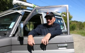 Ashburton 4WD club member Alastair Stewart.