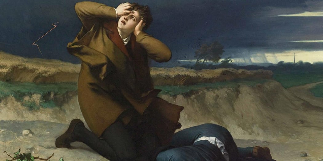 Ferdinand Pauwels - Luther's friend struck by lightning.