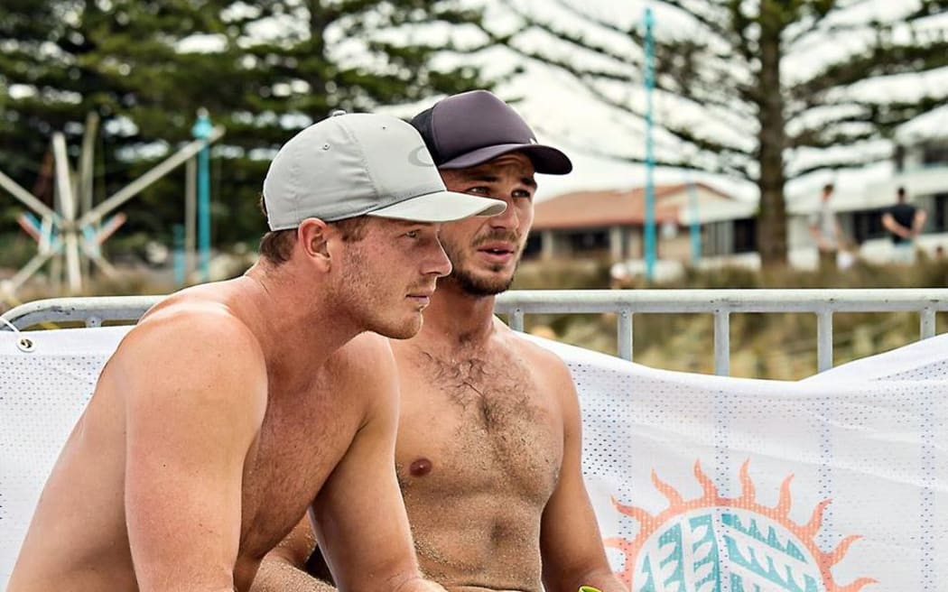 Beach volleyball players Ben and Sam O'Dea