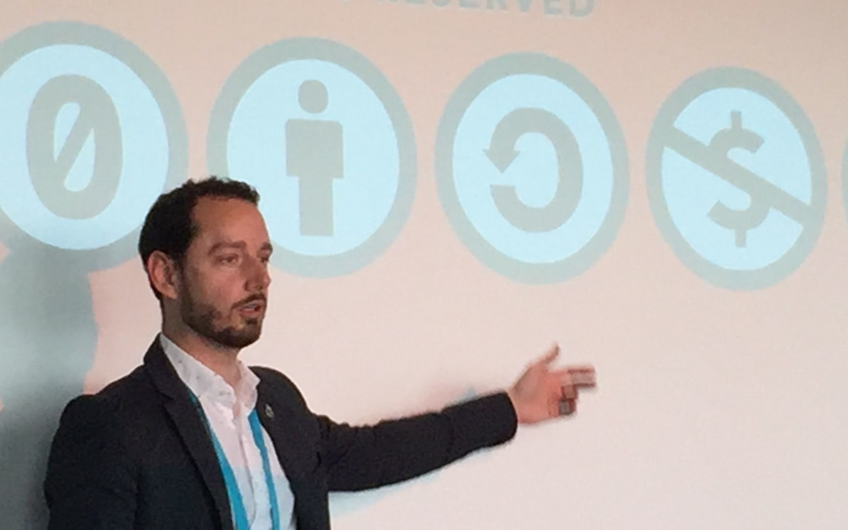 Some rights reserved: Ryan Merkley explains Creative Commons licences at Nethui 2017.