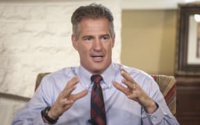 Scott Brown, US Ambassador to New Zealand at his Lower Hutt home.
