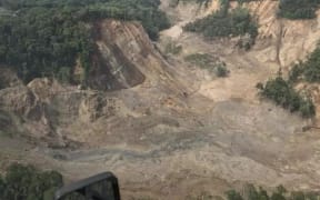 Where the Tagari river use to run, Komo, Hela Province, PNG.