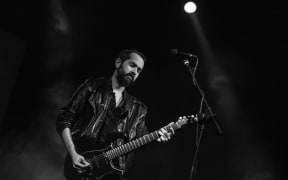 American ambient pop band from El Paso, Texas, formed in 2008 by Greg Gonzalez performs live on 1st December 2017 in Milan, Italy. Current members: Greg Gonzalez (founder, lead vocals, electric guitar, acoustic guitar, bass) Phillip Tubbs (keyboards, electric guitar), Randall Miller (bass), Jacob Tomsky (drums). (Photo by Romano Nunziato/NurPhoto) (Photo by Romano Nunziato / NurPhoto / NurPhoto via AFP)
