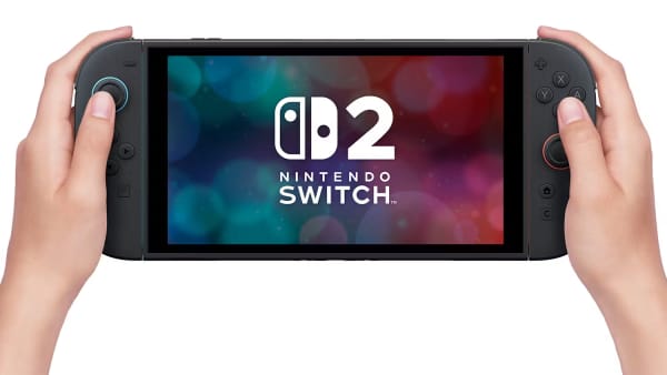 The Switch 2 in handheld mode.