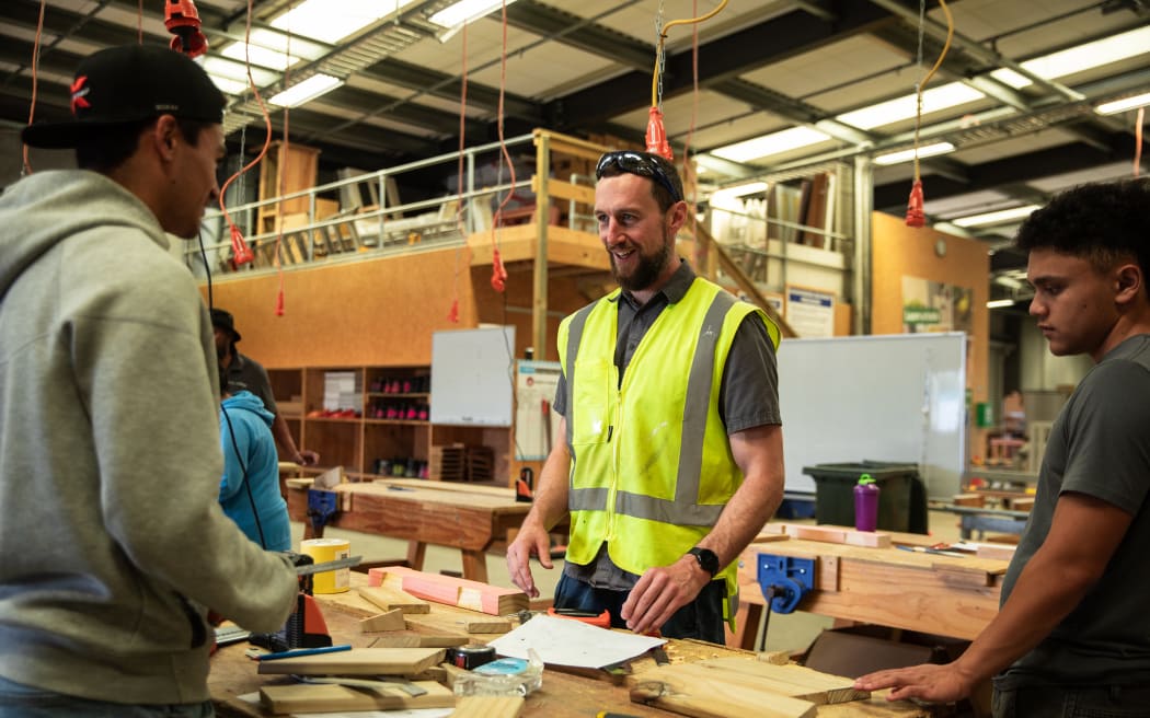 Weltec carpentry tutor Michael Tregaskis