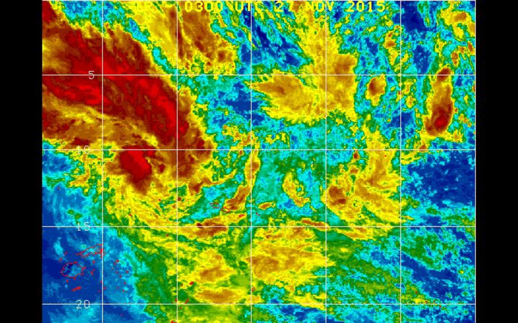 The system develops to the northwest of Samoa